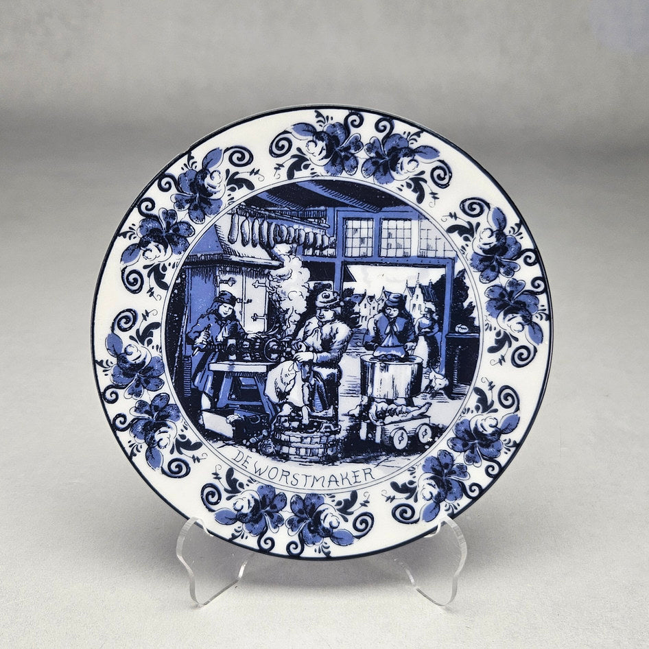 Oude Molen Fabriek De Worstmaker Delft Blue Small Plate, product view 1