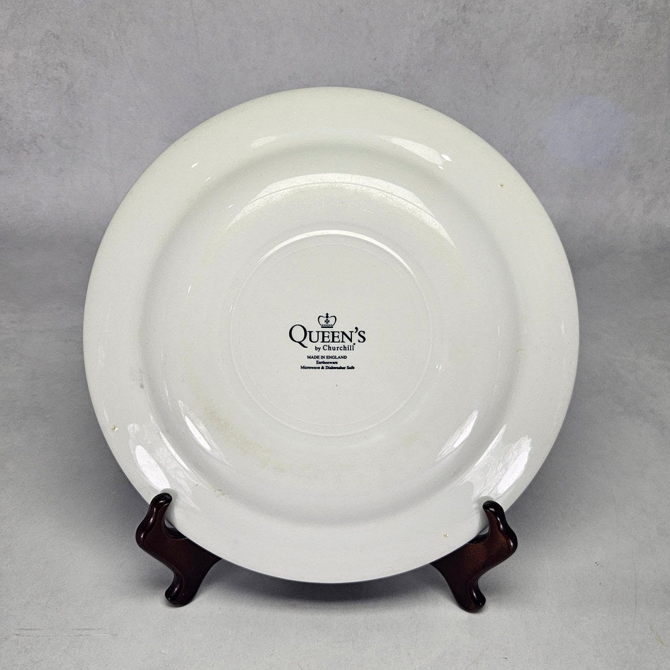 Queen’s by Churchill Blue Willow English Charger Plate, view 5
