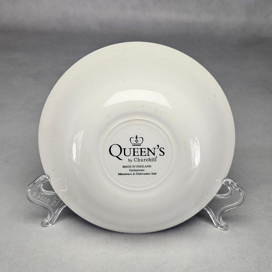 Queen’s by Churchill Blue Willow English Small Bowl, view 4