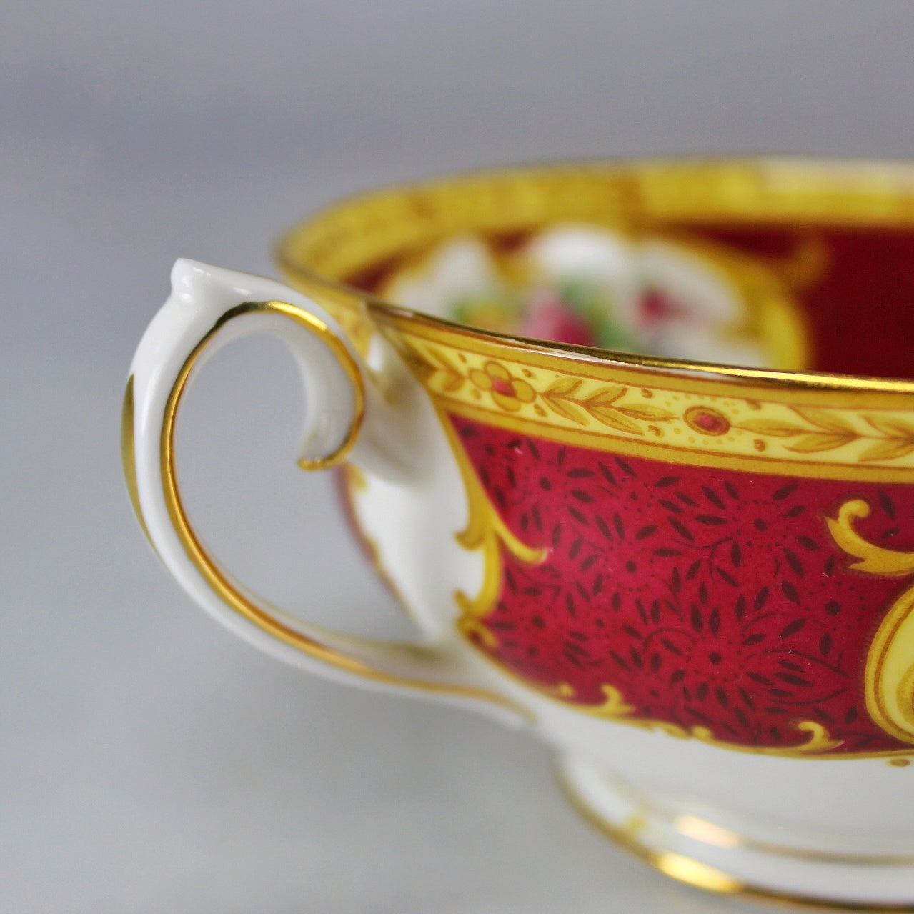 Royal Albert Lady Hamilton Soup Coupe with Matching Plate