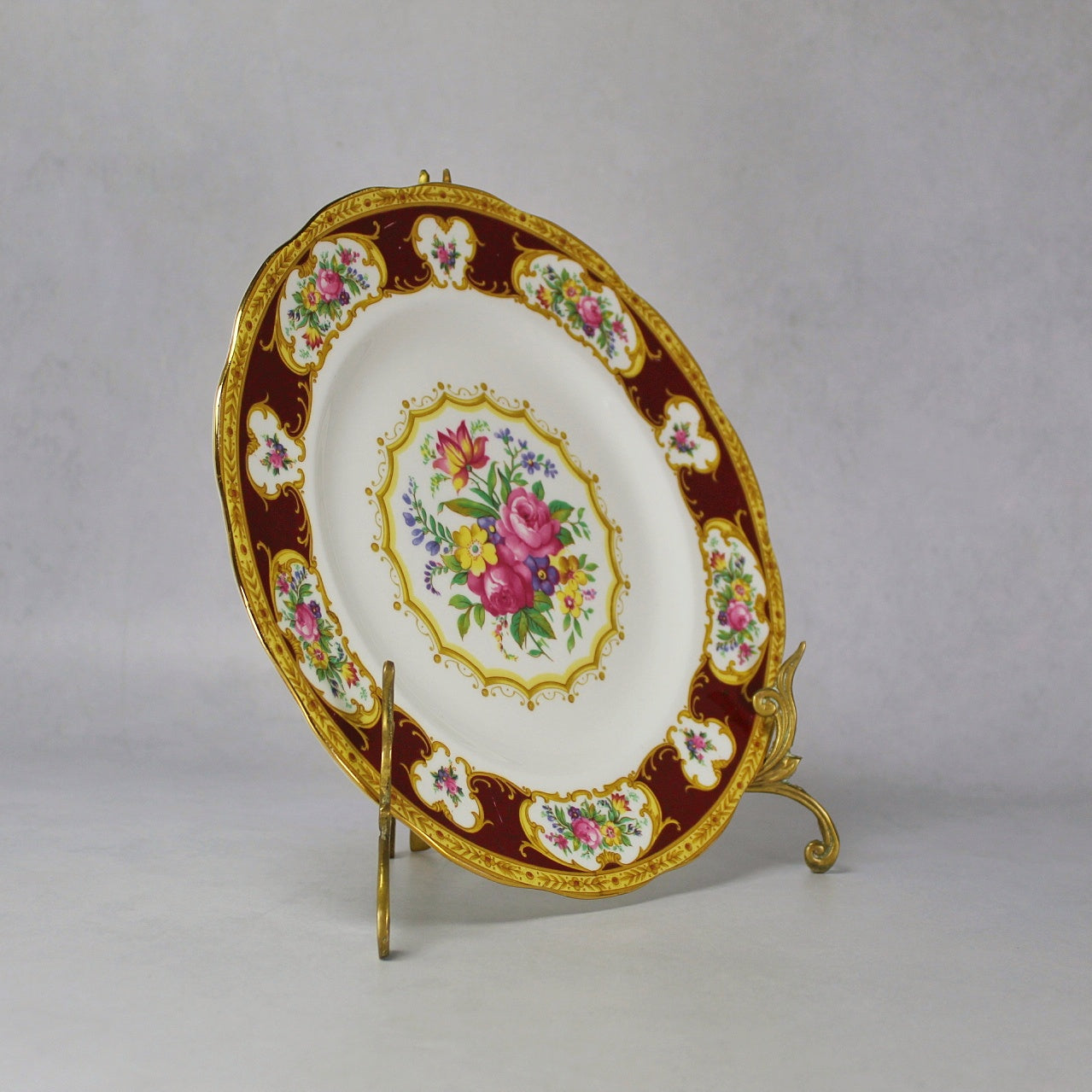 Royal Albert Lady Hamilton Soup Coupe with Matching Plate