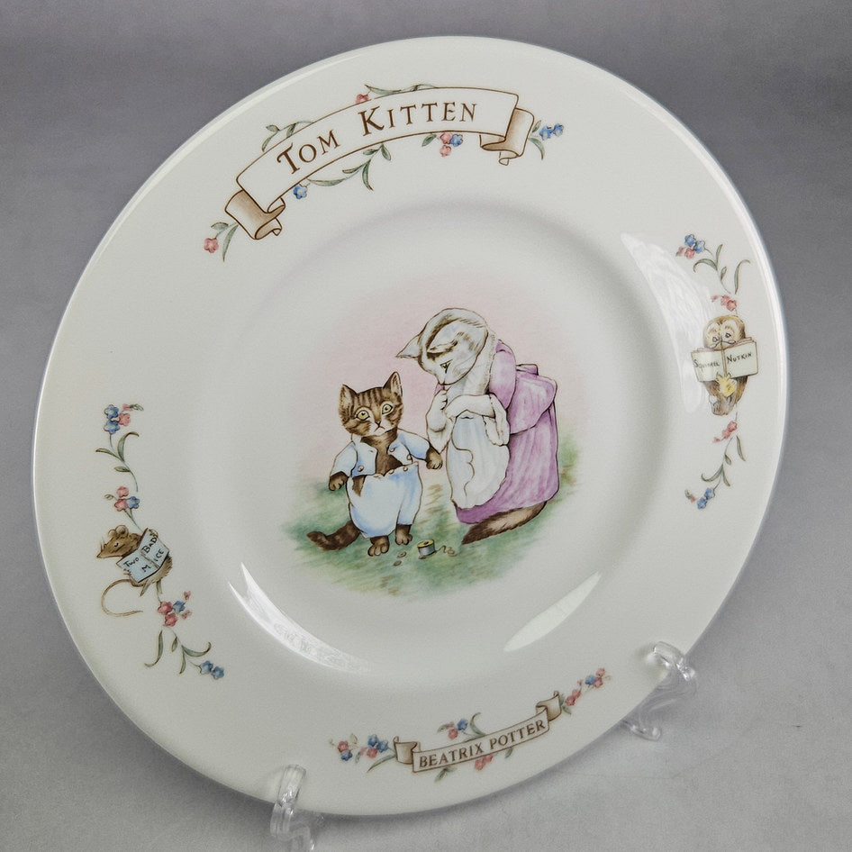 Royal Albert The World of Beatrix Potter Tom Kitten Bone China Plate