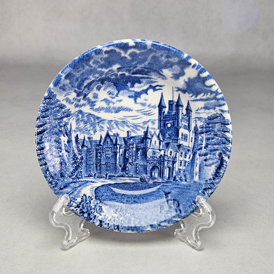 Unicorn Tableware Balmoral Castle Blue and White Small Dish, view 1