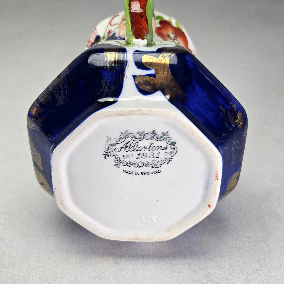 Underside of Allertons jug with printed England factory mark