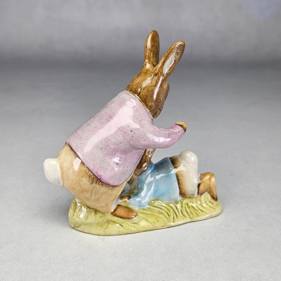 Beswick Benjamin Bunny and Peter Rabbit tableau, ceramic product view 3