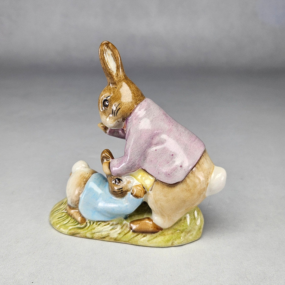Beswick Benjamin Bunny and Peter Rabbit tableau, ceramic product view 4