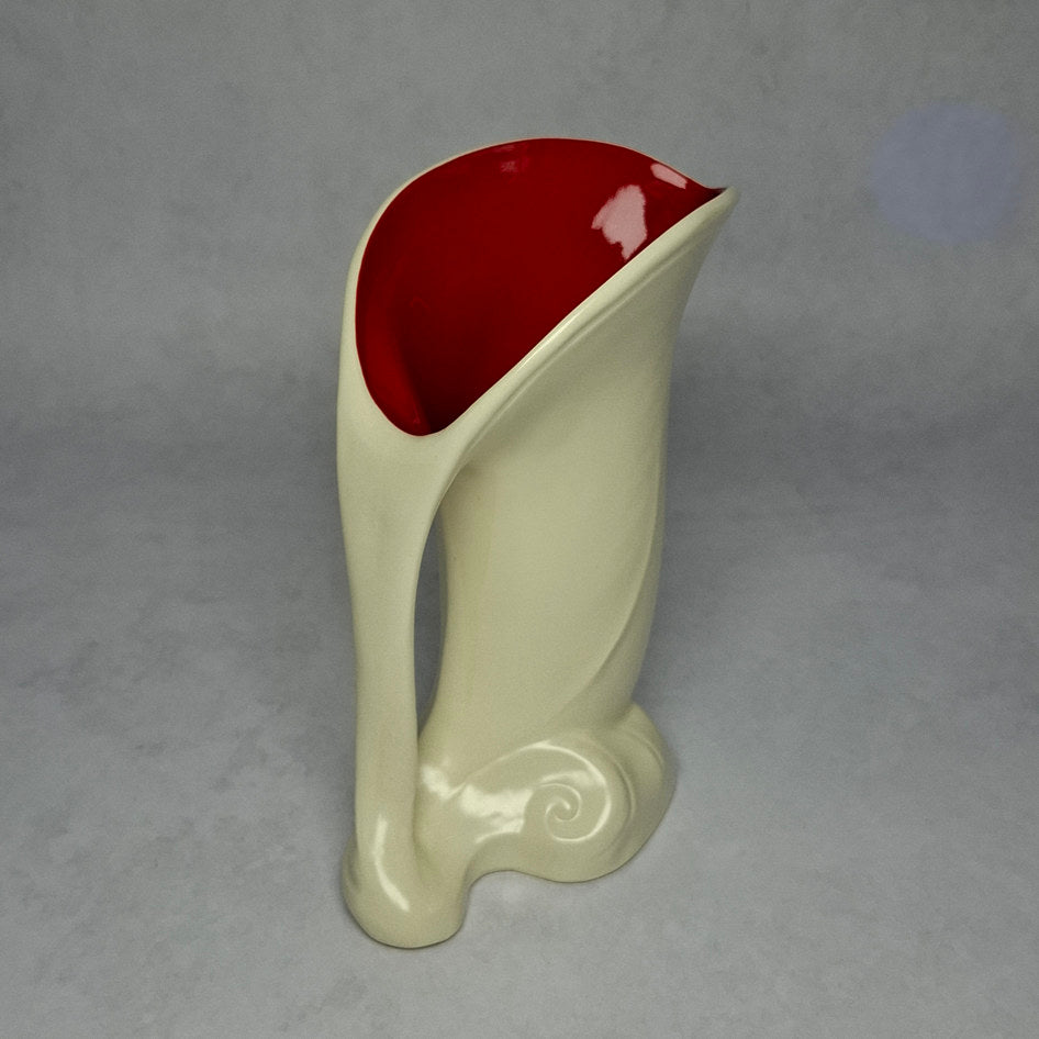 Vintage Burleigh Ware Cream and Red Ceramic Jug