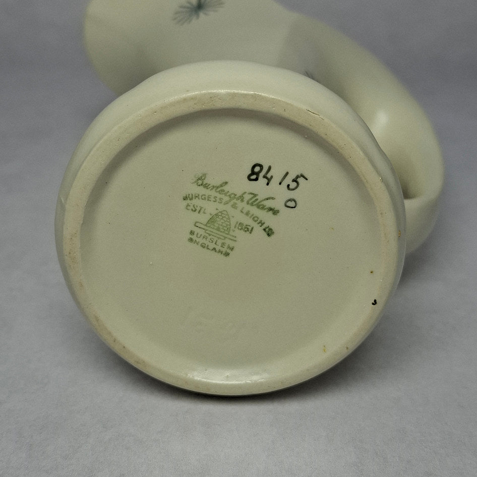 Vintage Burleigh Ware Starburst Cream and Black Ceramic Ewer – Burgess & Leigh England