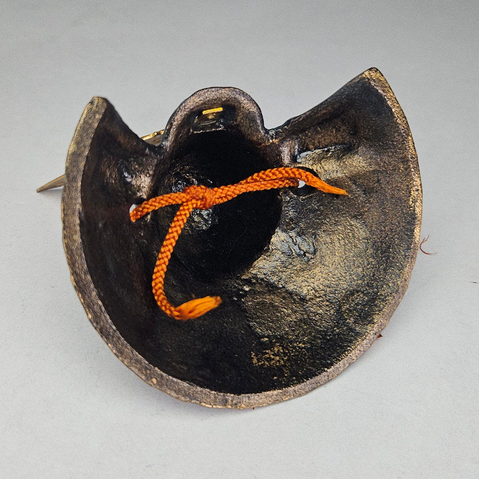 Vintage Japanese Samurai Kabuto Cast Iron Helmet
