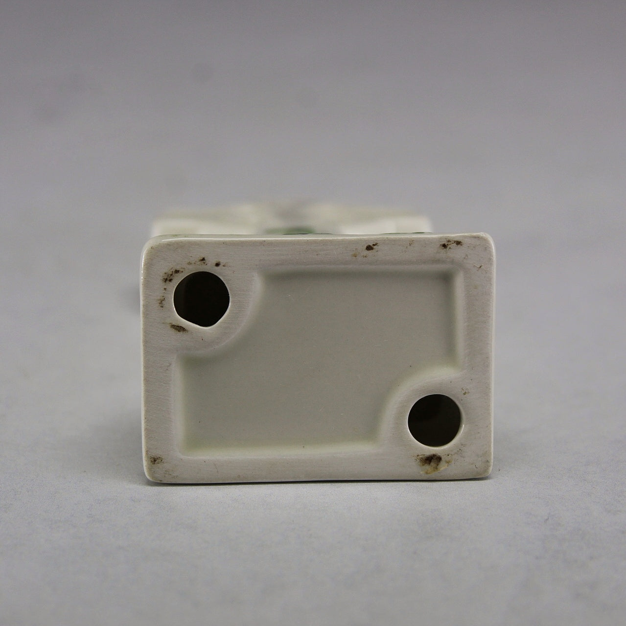 Vintage Porcelain Celtic Cross with Shamrock Motifs