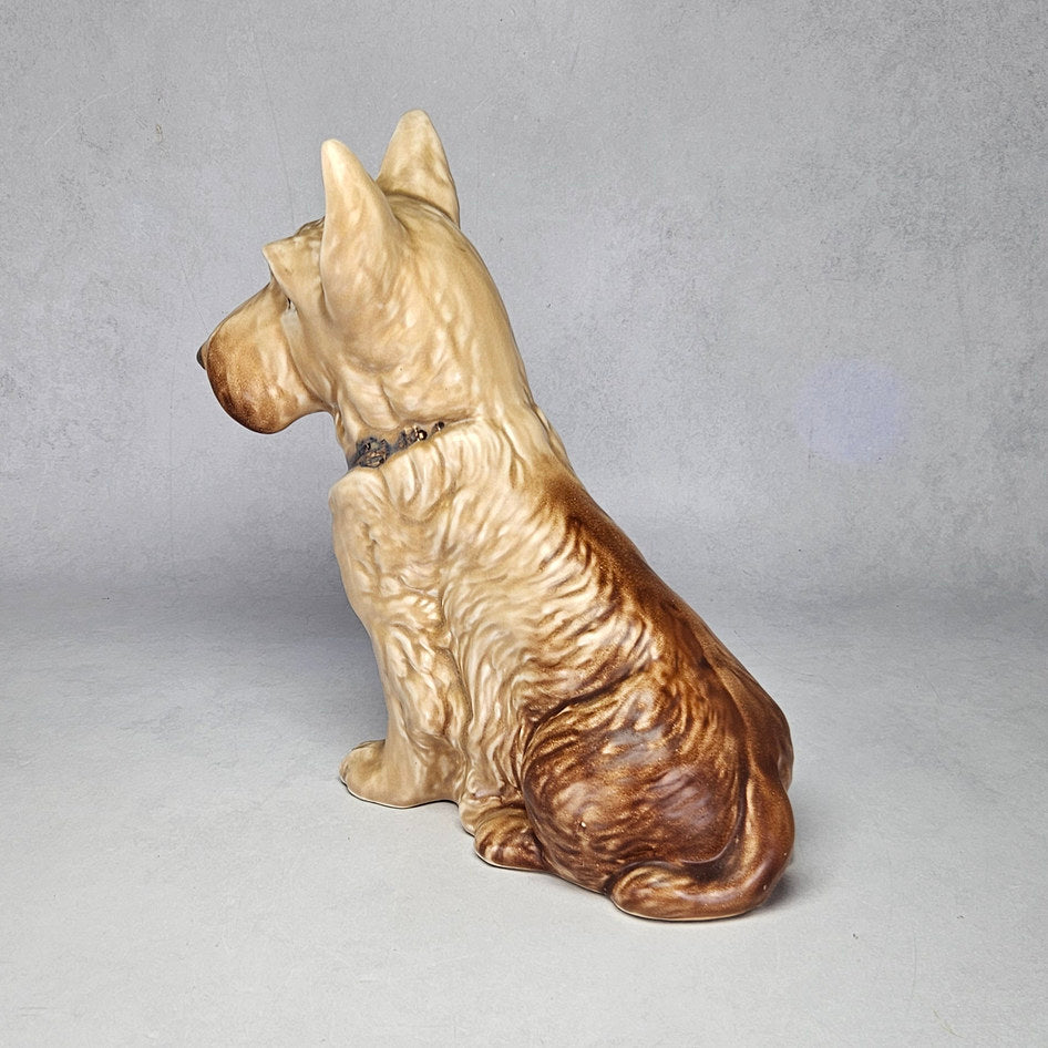 Vintage SylvaC 1209 Large Tan Scottie Dog Figurine, view 4