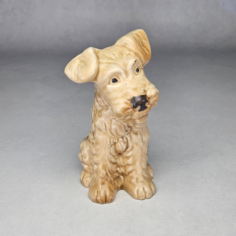 Vintage SylvaC 1378 Tan Seated Terrier Dog Figurine, view 1