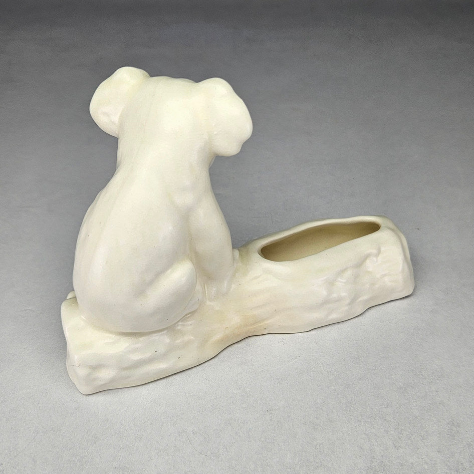 Vintage SylvaC 1390 White Koala Posy Holder, view 3
