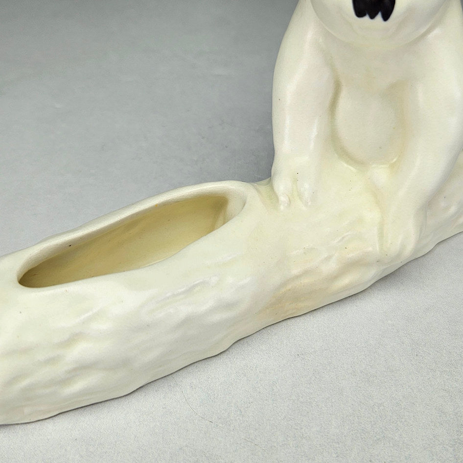 Vintage SylvaC 1390 White Koala Posy Holder, view 5
