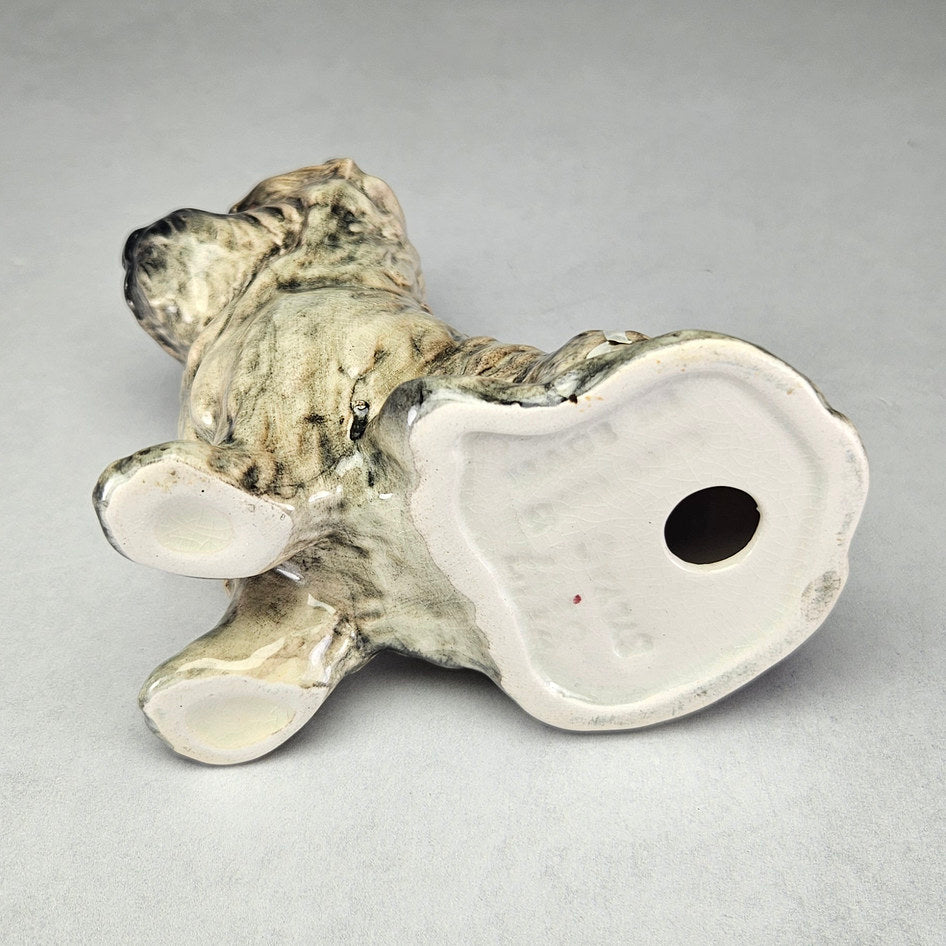 Vintage SylvaC 1414 Grey Scottie Terrier Dog Figurine, view 5