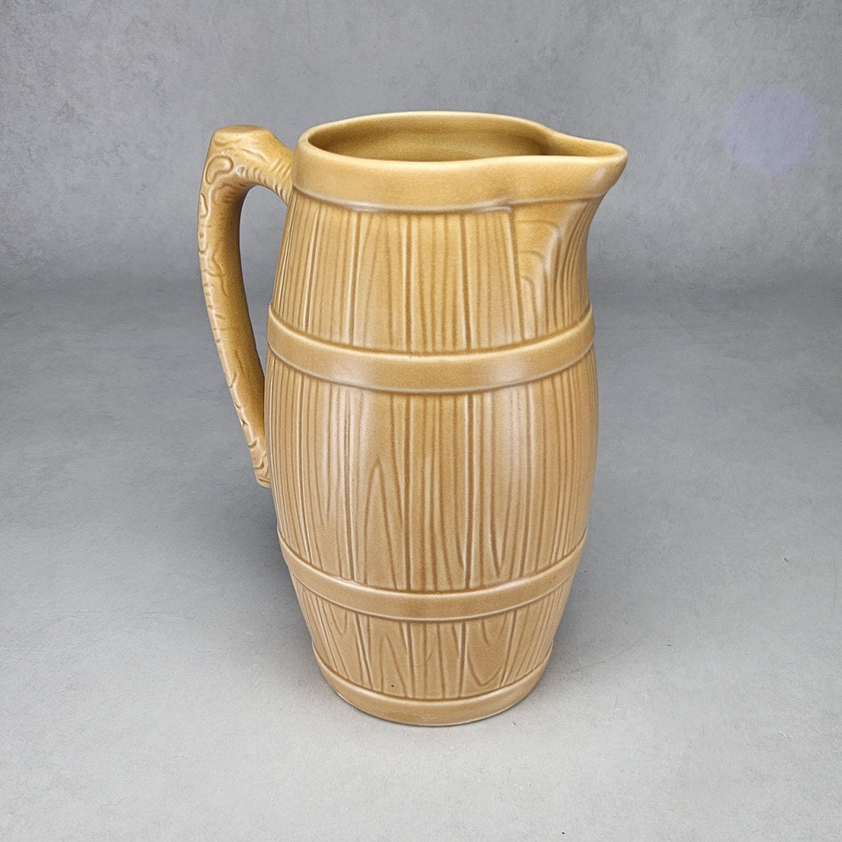 Vintage SylvaC 1435 Tan Cider Barrel Jug, view 3
