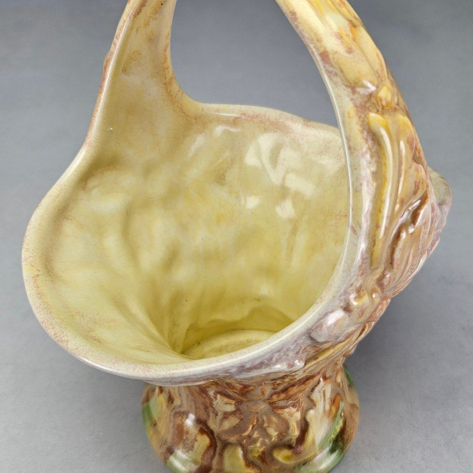 Vintage SylvaC 1780 Floral Basket Posy Vase, view 5