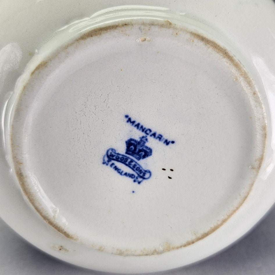 Underside of Mancarn jug with Wood and Sons mark