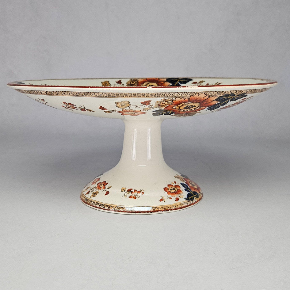 Wedgwood Eastern Flowers Pedestal Cake Stand