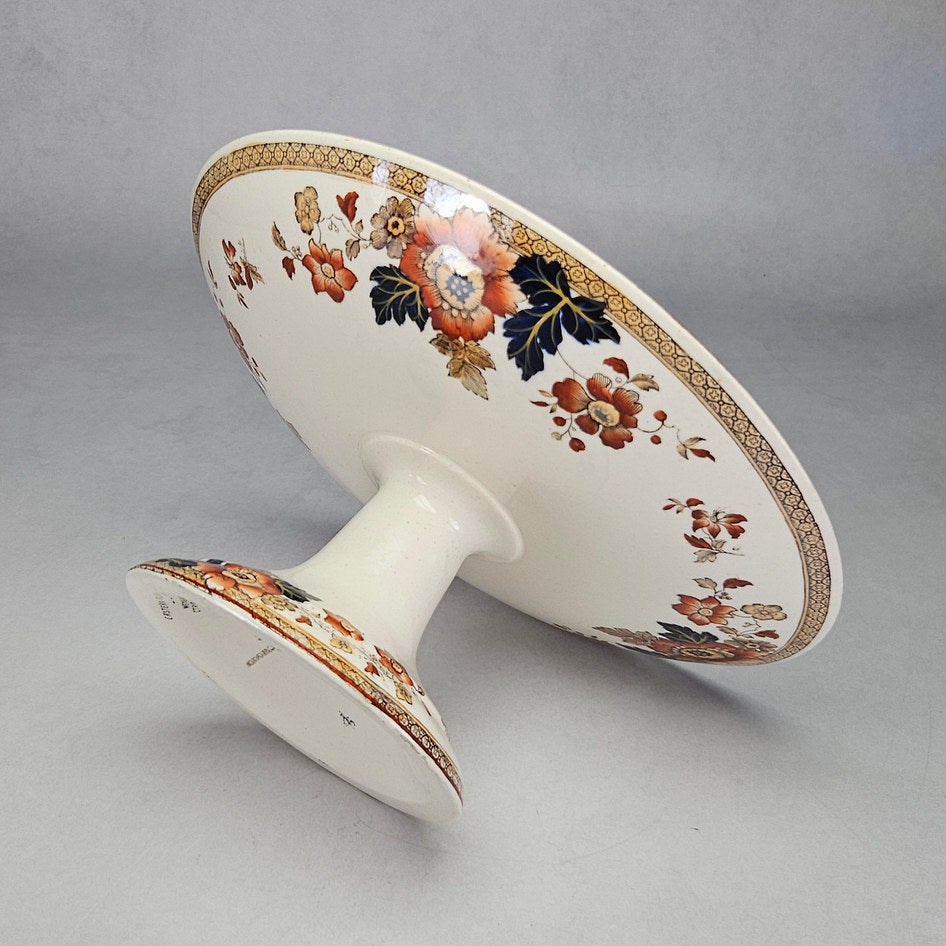 Wedgwood Eastern Flowers Pedestal Cake Stand