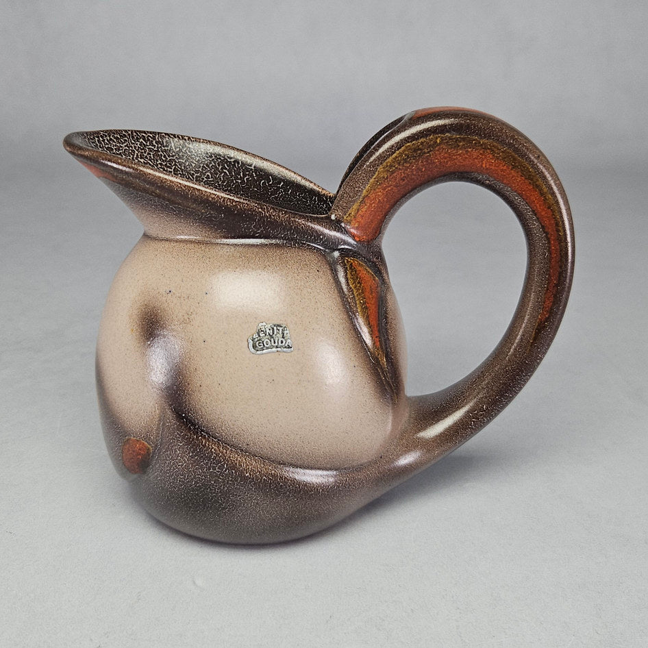 Zenith Gouda Brown Glazed Ceramic Jug