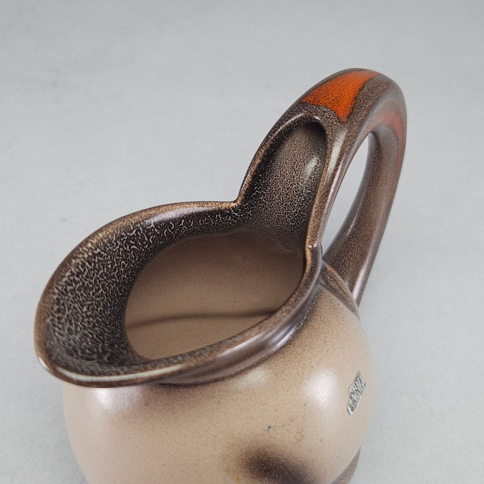 Zenith Gouda Brown Glazed Ceramic Jug
