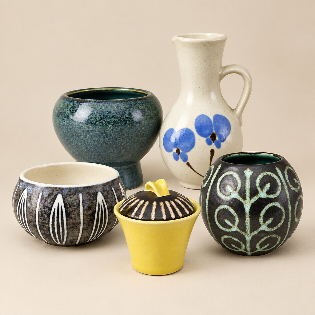 Featured Hamburger Potteries ceramics