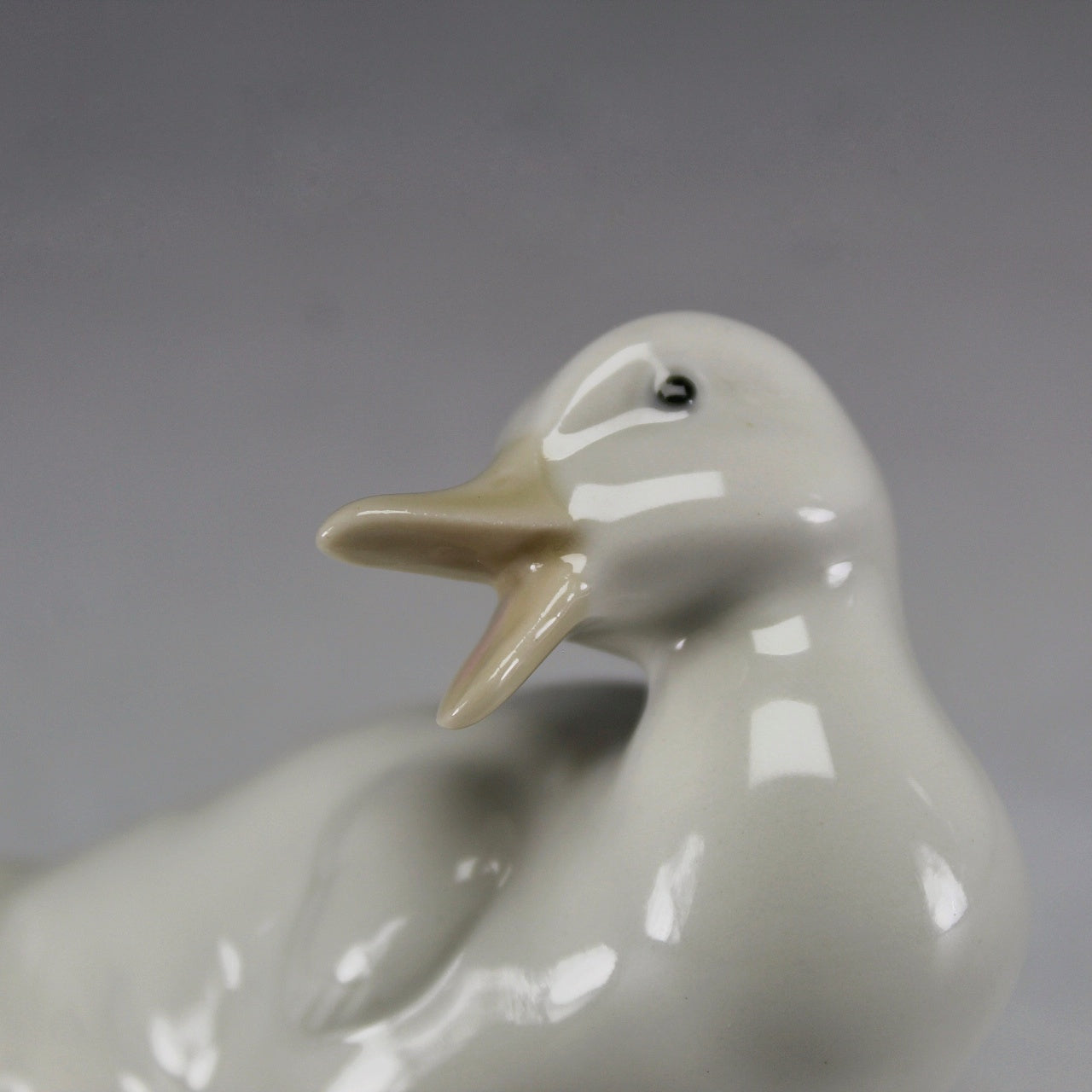 Nao Spain White Porcelain Duckling Figurine