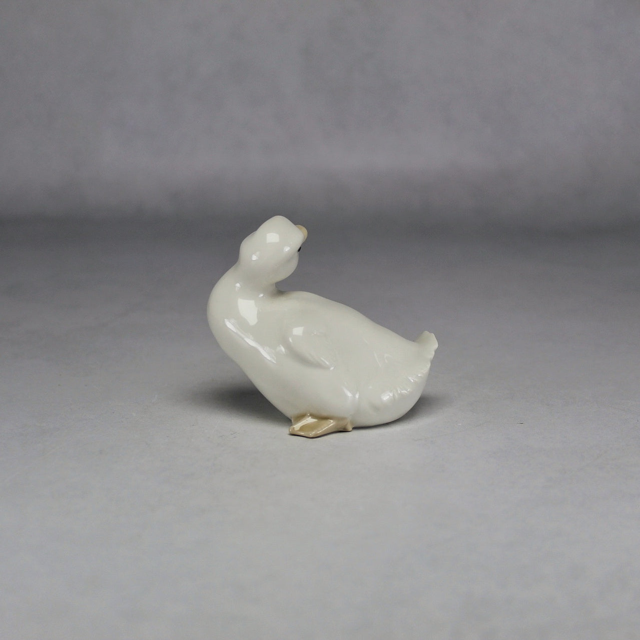 Nao Spain White Porcelain Duckling Figurine