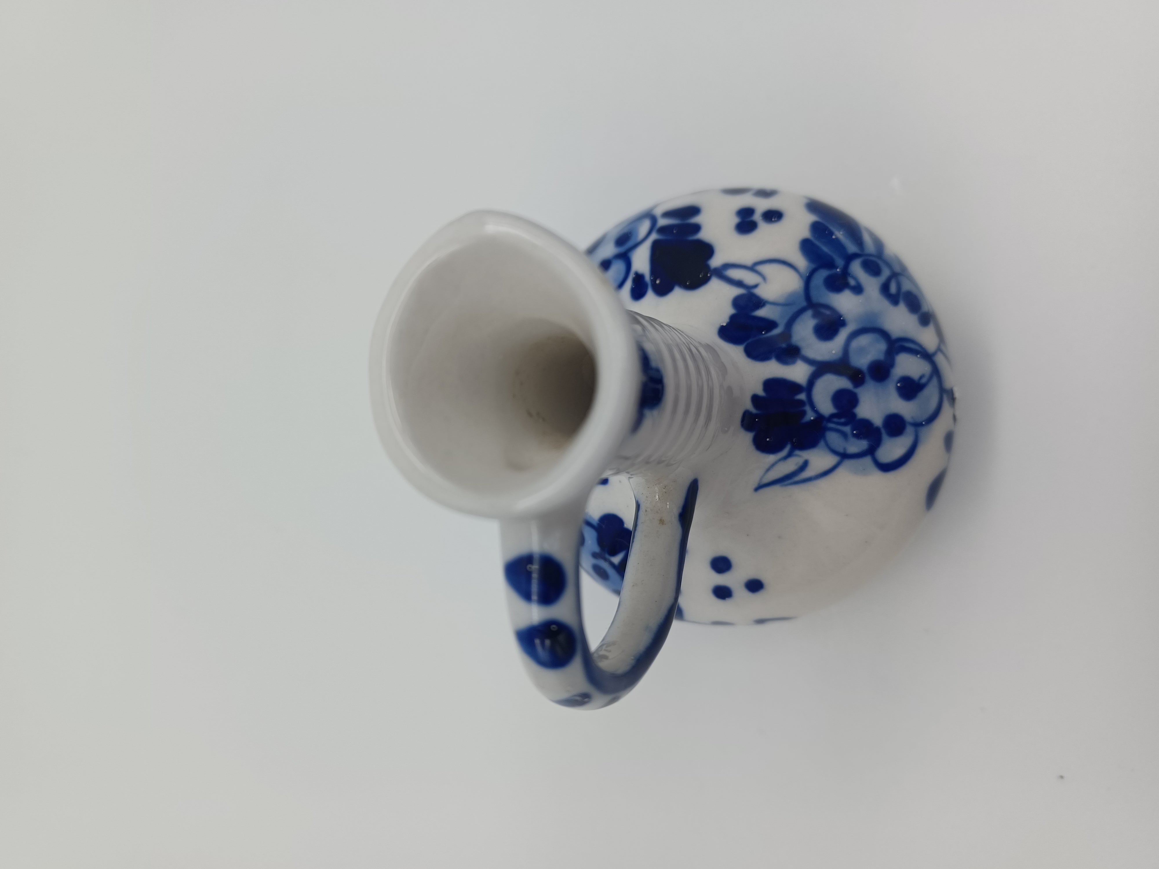 A cute little Delft pitcher for me -- What did you pick up at the thrift  store lately?