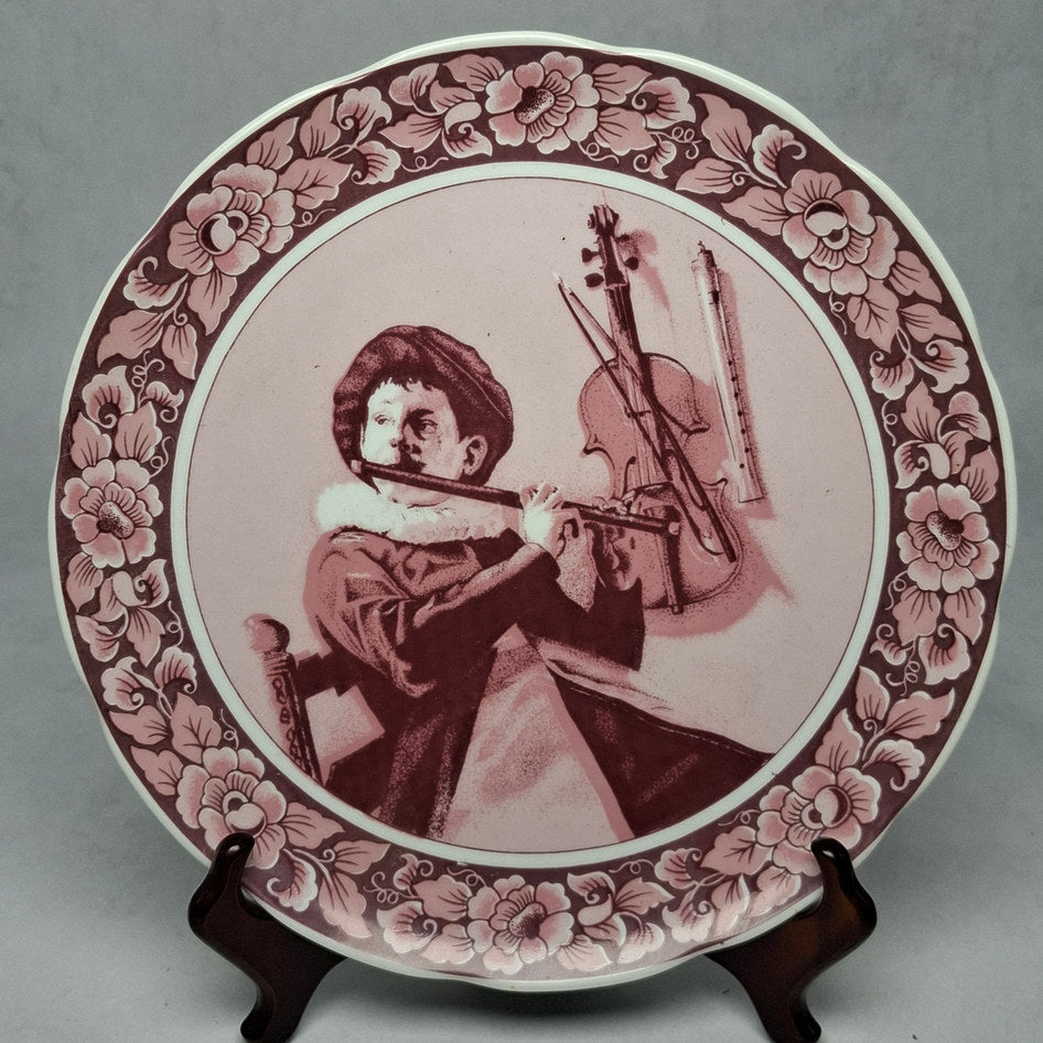 Delft Holland The Flute Player Old Masters Limited Collector’s Plate