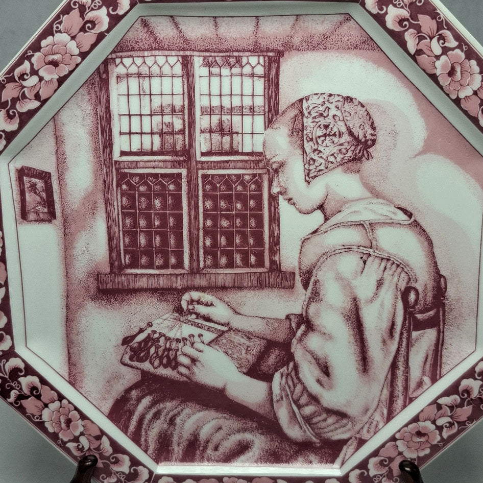 Delft Holland The Lace Maker Old Masters Limited Collector’s Plate