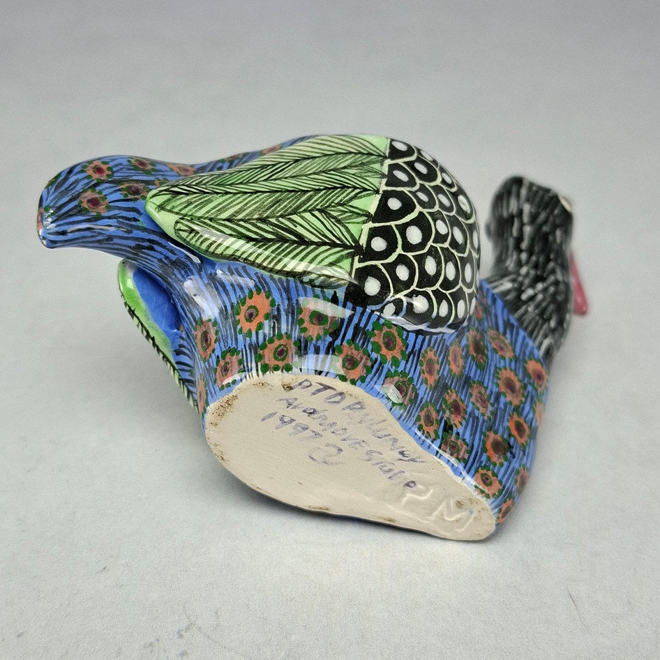 Ardmore Hand-Painted Bird Egg Cup 1997