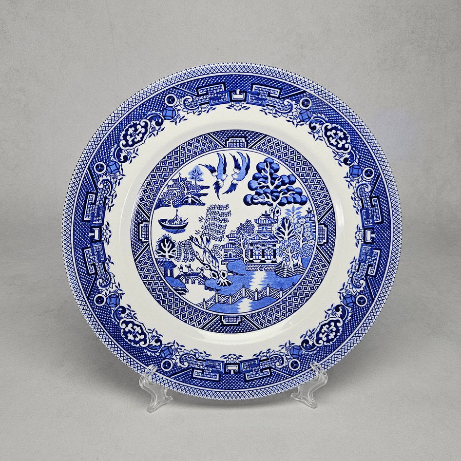 Alfred Meakin Old Willow Blue and White Dinner Plate