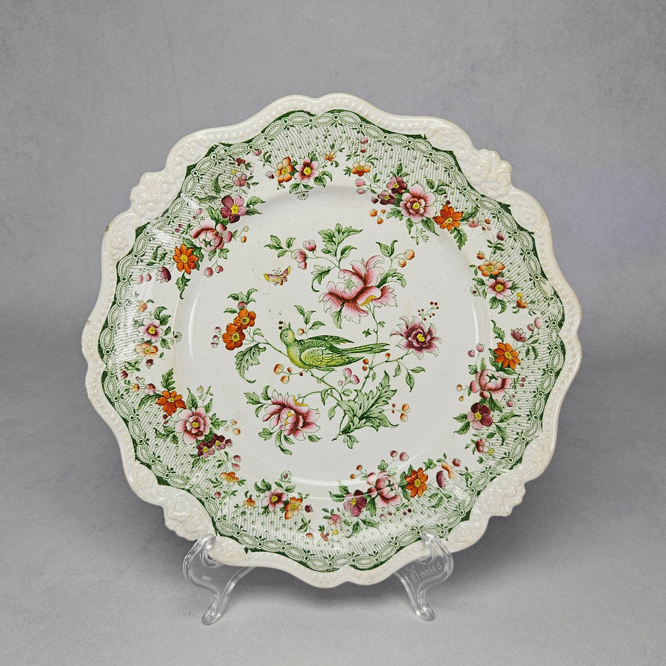 British Tambourine plate 2125, angled view