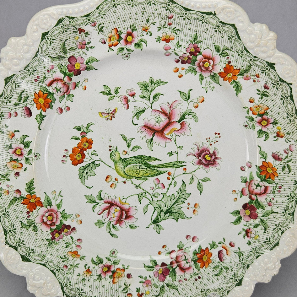 Close up of central bird and butterfly decoration