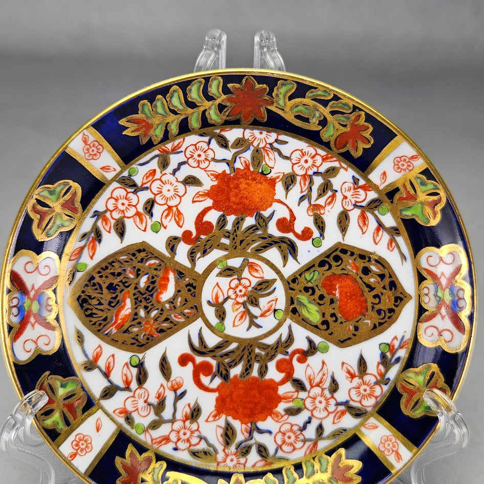 Derby Crown Imari side plate with visible decorative details