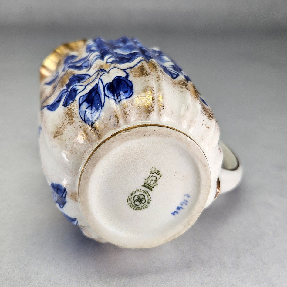 Underside of Royal Doulton cream jug with factory mark