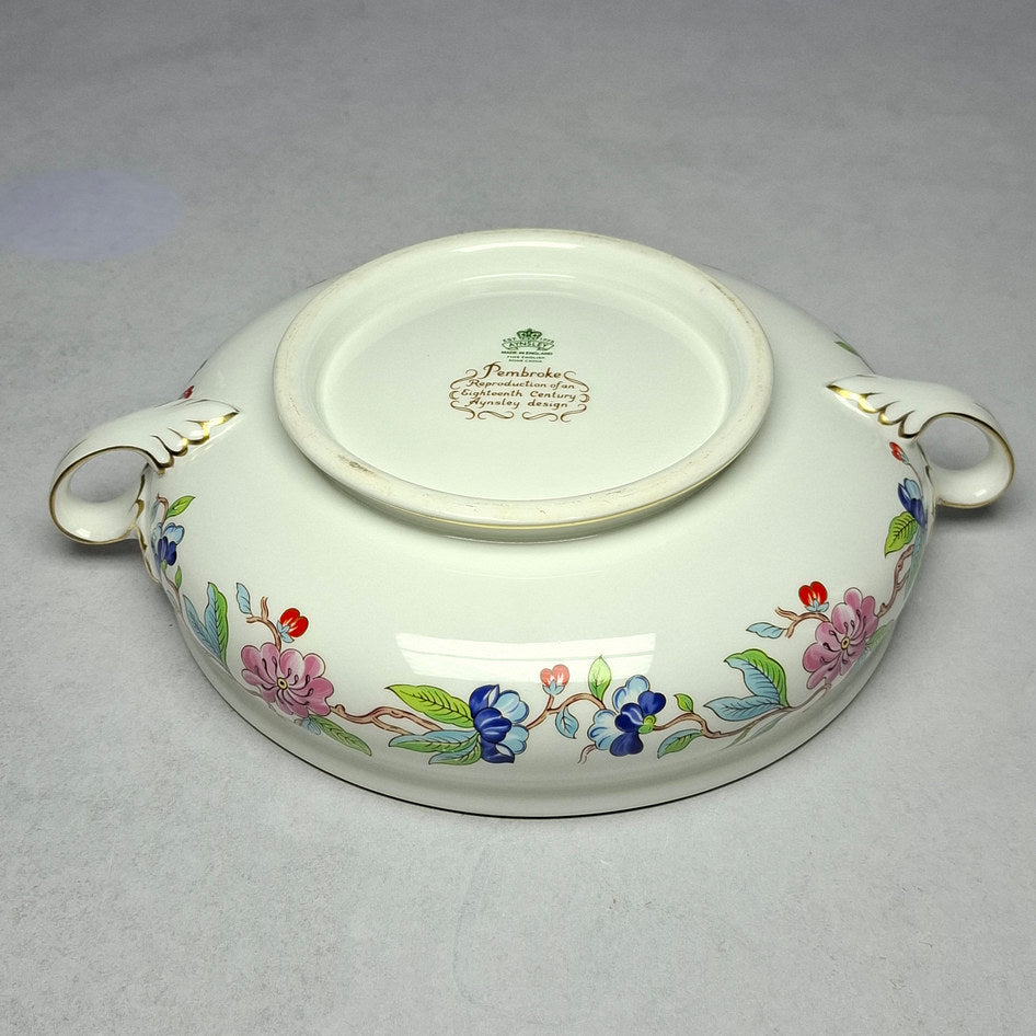 Aynsley Pembroke Fine Bone China Lidded Vegetable Dish