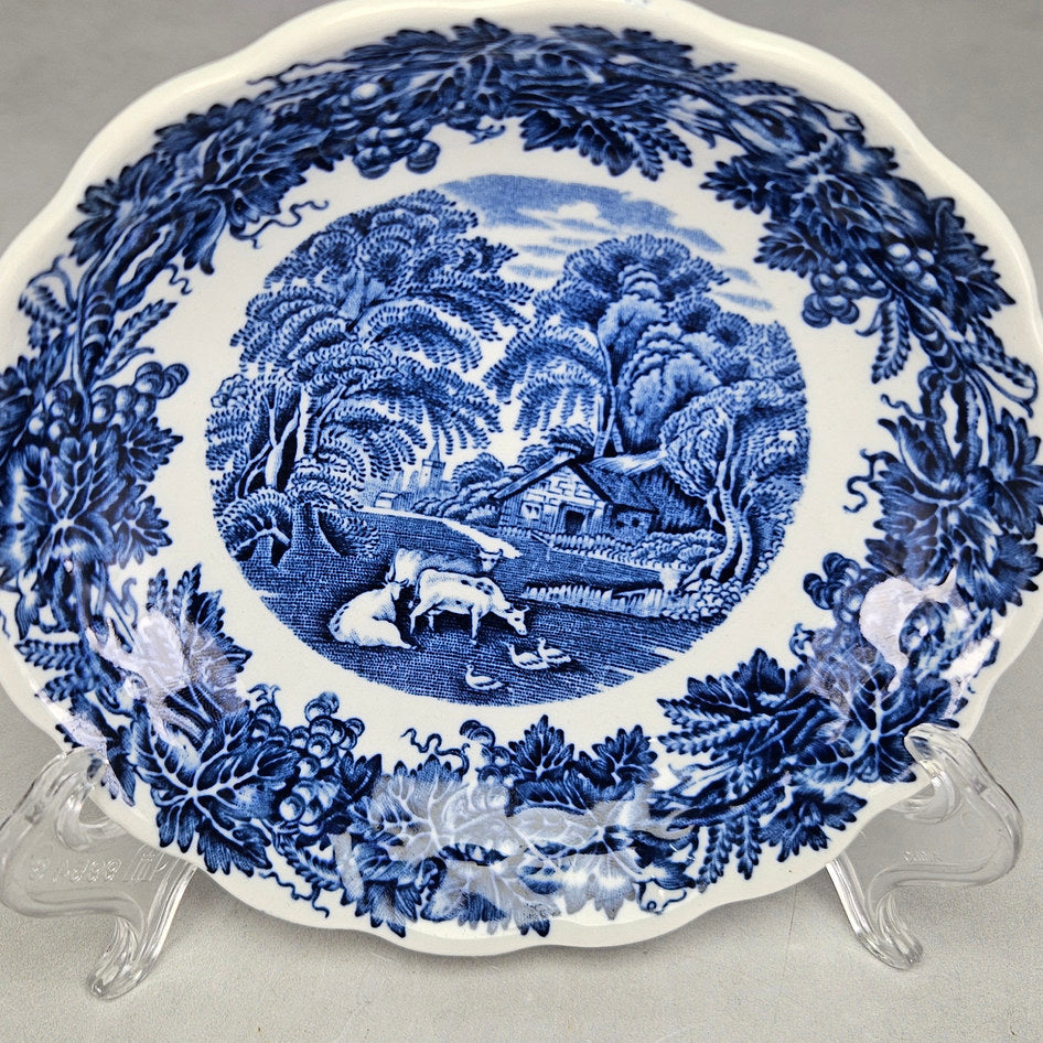 Booths British Scenery A8024 Blue and White Small Bowl, view 3