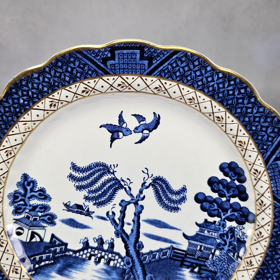 Booths Real Old Willow A8025 Gilt Plate, view 3