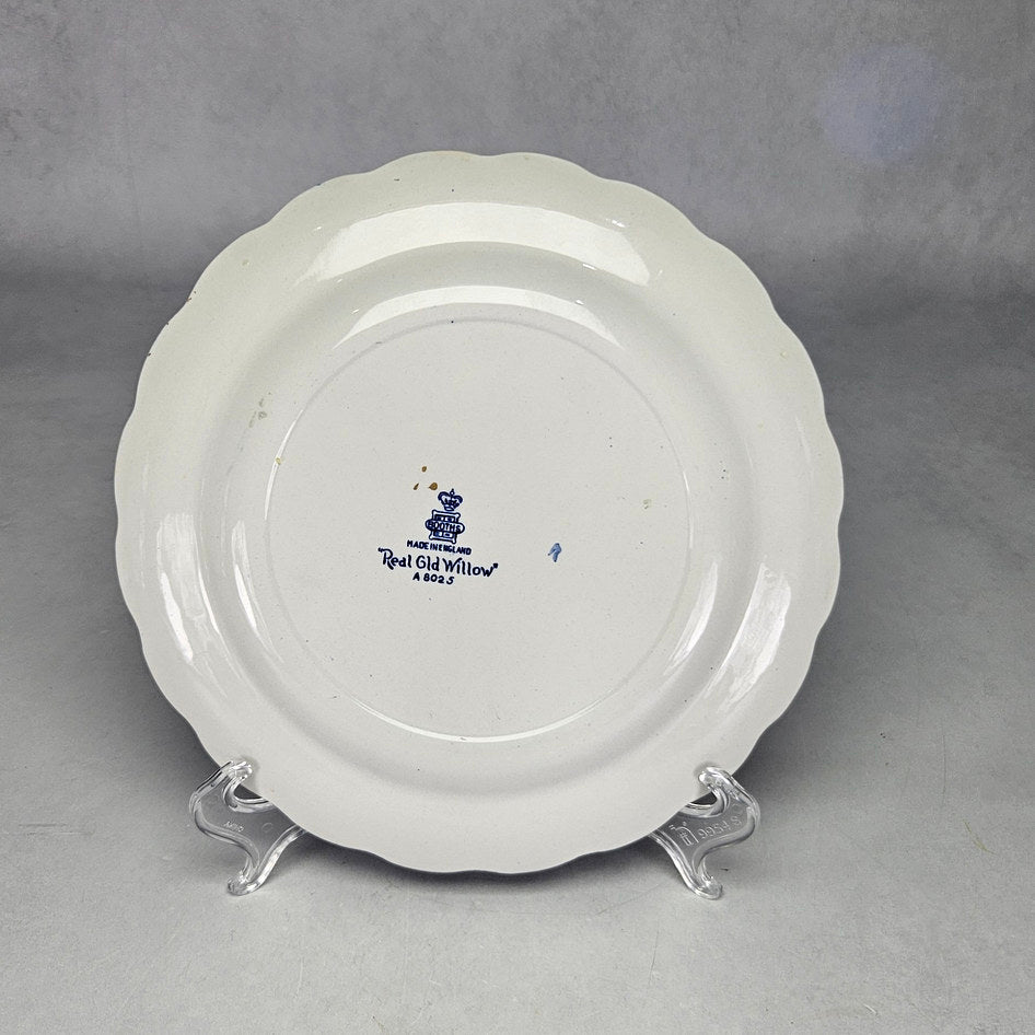 Booths Real Old Willow A8025 Gilt Plate, view 5