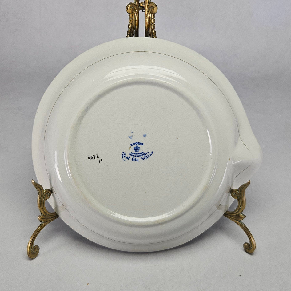 Booths Real Old Willow Blue and White Food Warmer Bowl