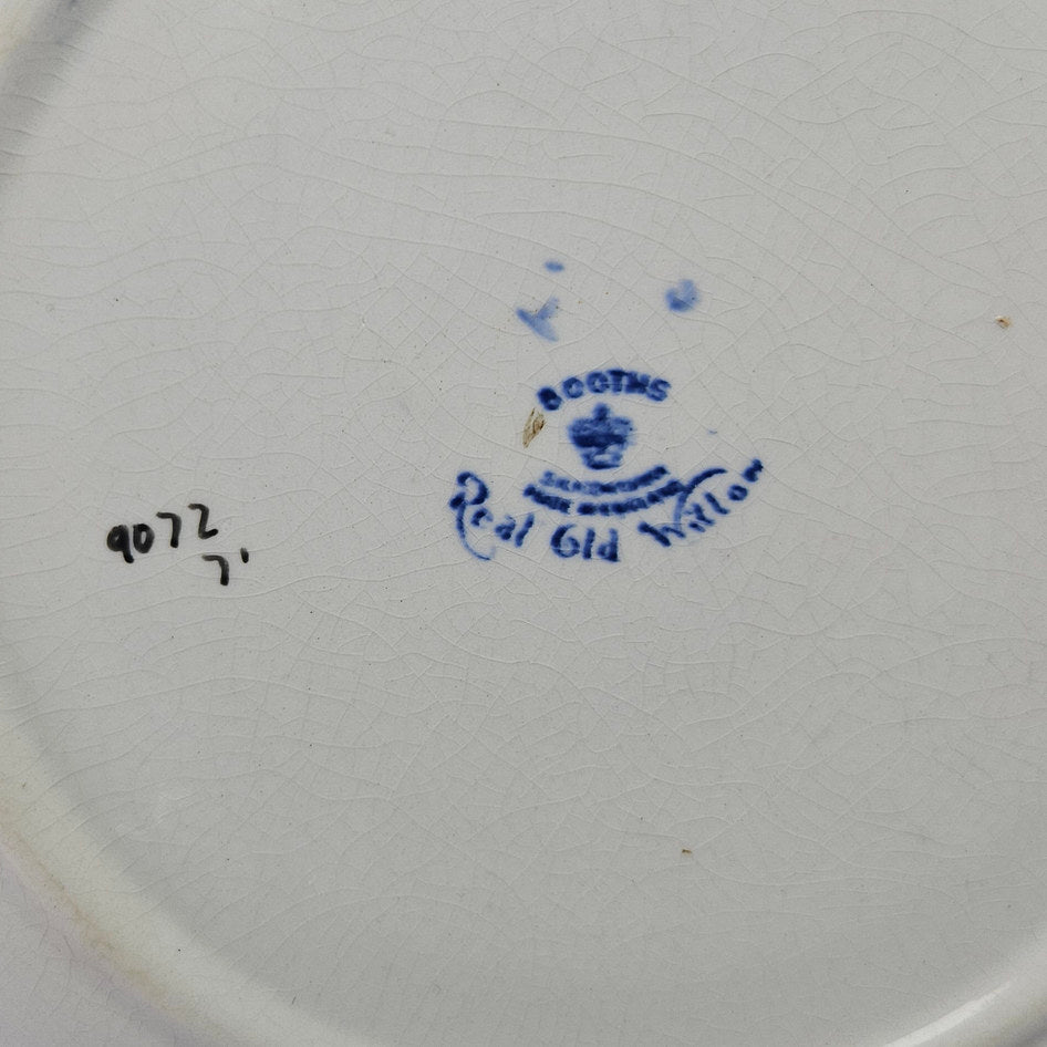 Booths Real Old Willow Blue and White Food Warmer Bowl