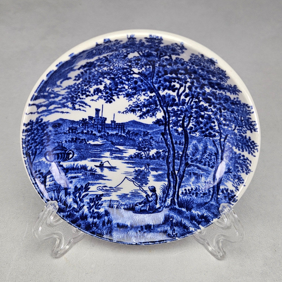 Broadhurst The English Scene Blue Ironstone Small Dish, view 3