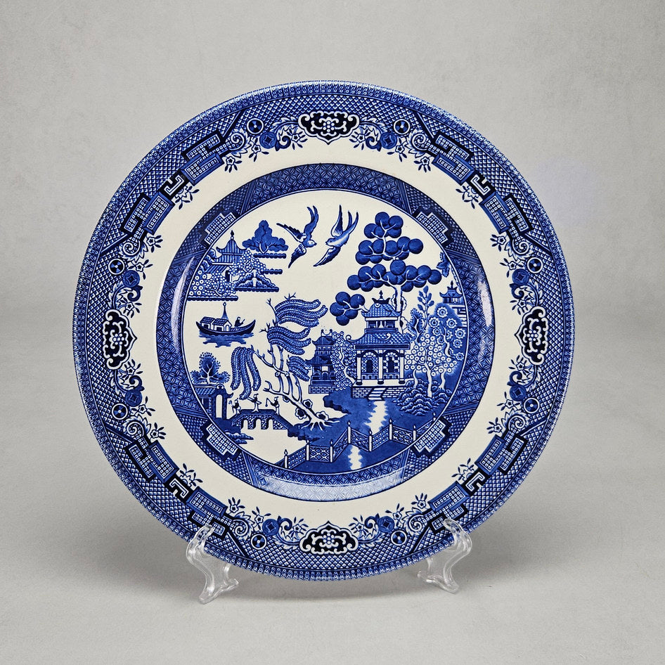 Broadhurst Willow Blue and White Ironstone Dinner Plate