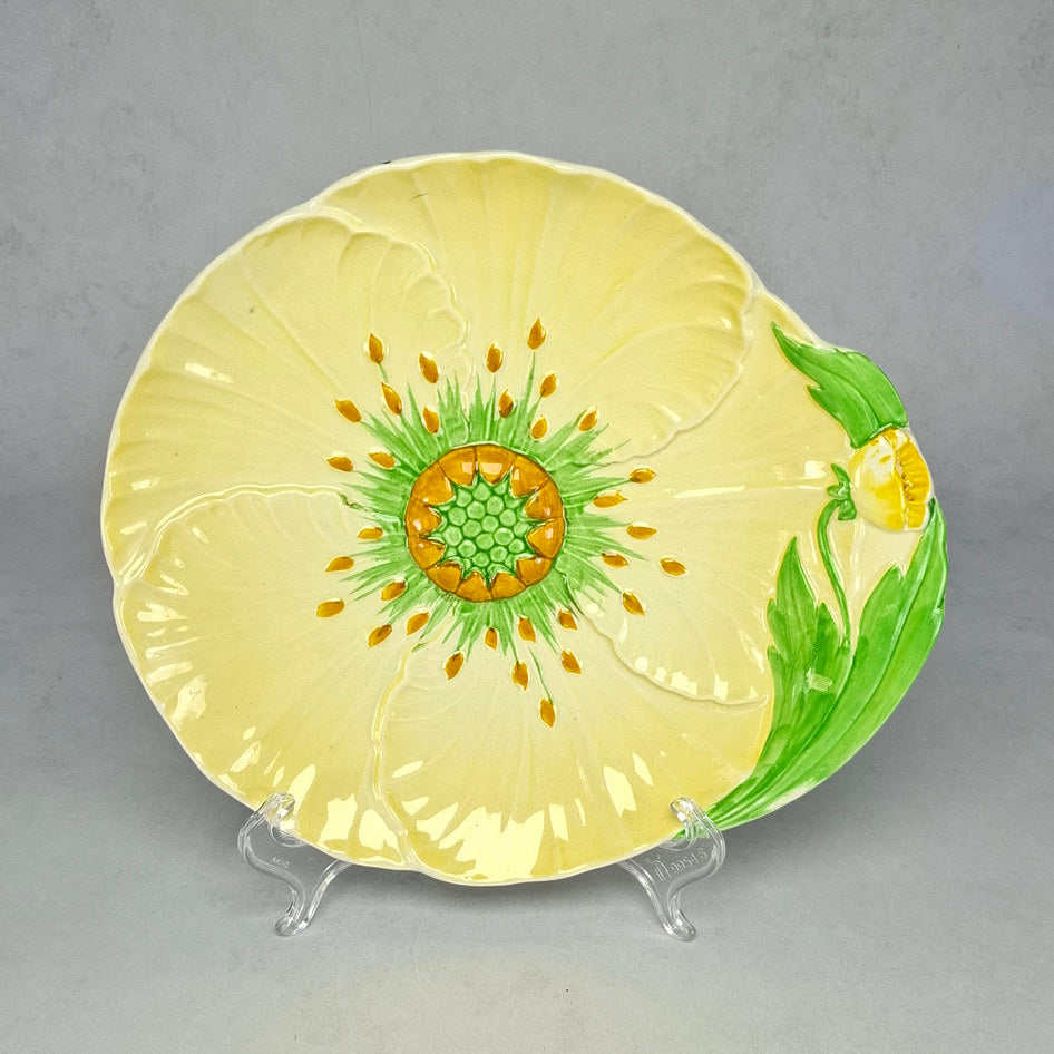 Large Carlton Ware Yellow Floral Ceramic Plate