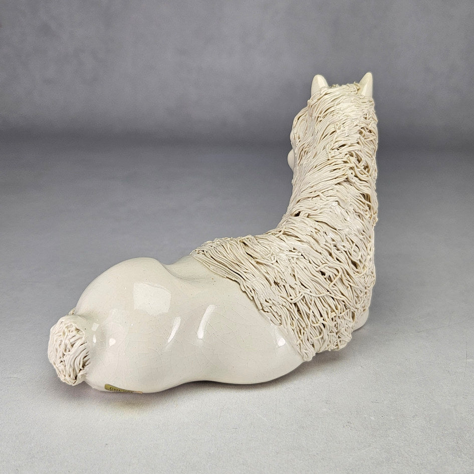 Cheval Ceramics Cream Reclining Pony