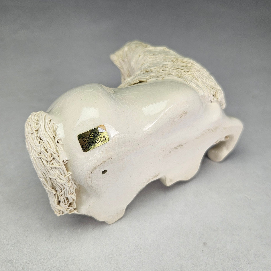 Cheval Ceramics Cream Reclining Pony