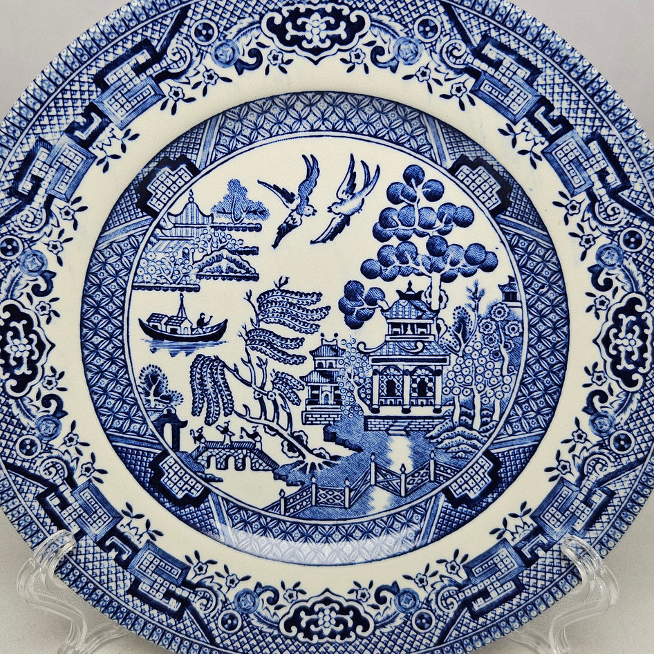 Churchill Blue Willow Ceramic Side Plate